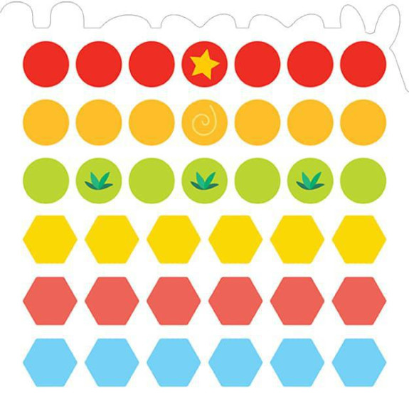 Samolepkové barvy a tvary pro nejmenší Doprava