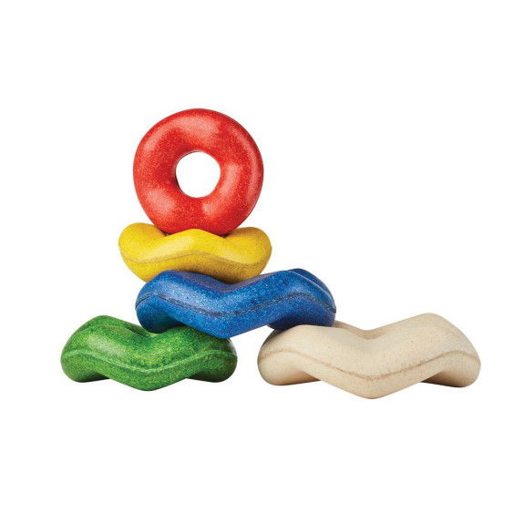 Stohování - zvlněné kroužky PlanToys