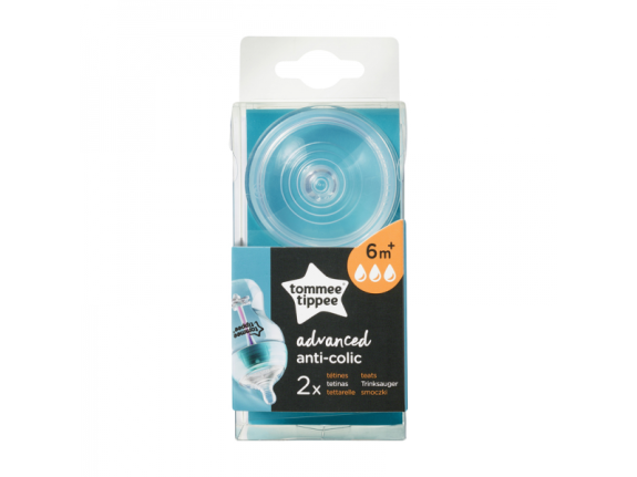 Náhradní savička C2N ANTI-COLIC Advanced 2 ks Tommee Tippee