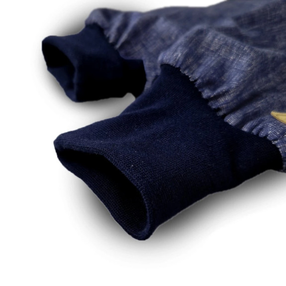 Kalhoty rostoucí denim vzor Little Angel