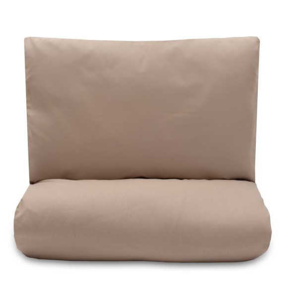 Bavlněný set do postýlky s výplní 90 x 120 cm cappuccino New Baby