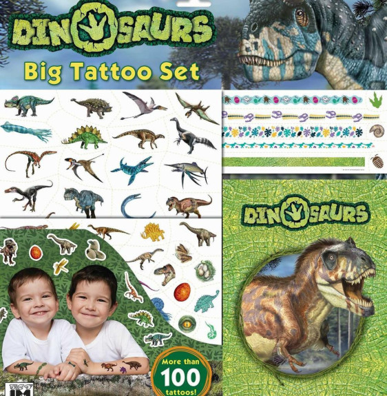Velký set s tetováním - Dino