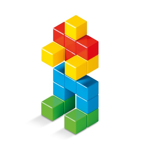 Geomag Magicube Full Color 24 dílků