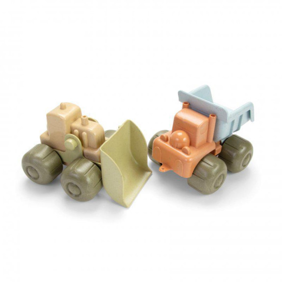 BIOplastic sada stavebních autíček 2 ks 24m+