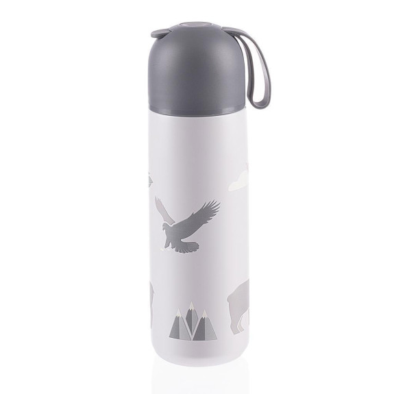 Termoska na tekutiny se silikonovým držákem 400 ml Zopa