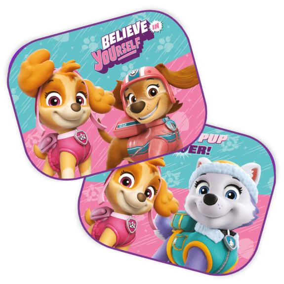 Clona sluneční na boční okno Paw Patrol girl II 2ks
