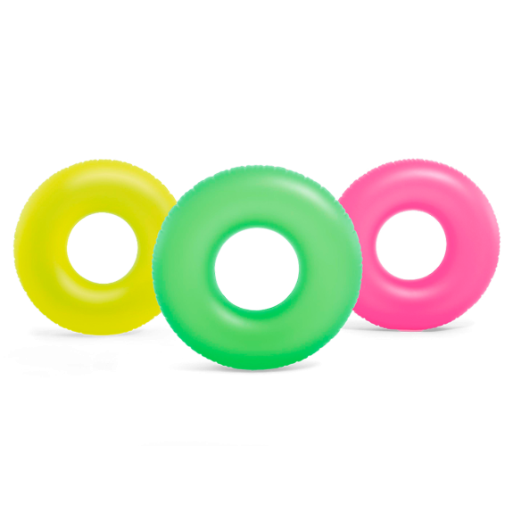 Kruh plovací 91 cm Intex 59262 Neon