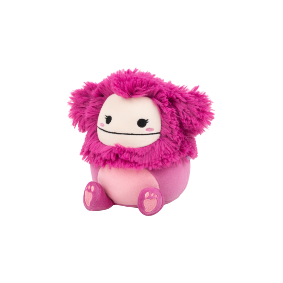 Squishmallows Růžový Bigfoot - Nanette, 13 cm