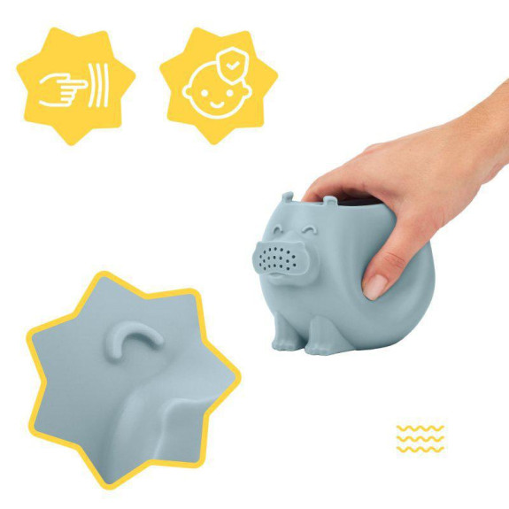 Silikonová konvička Hippo
