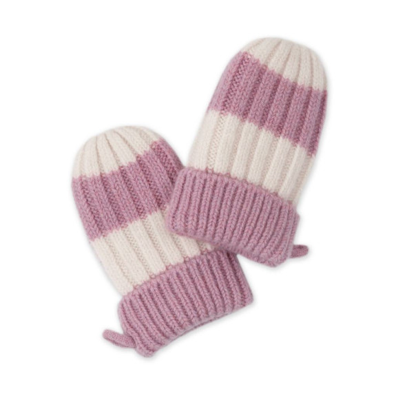 Rukavice Stripe Merino Mauve Lodger