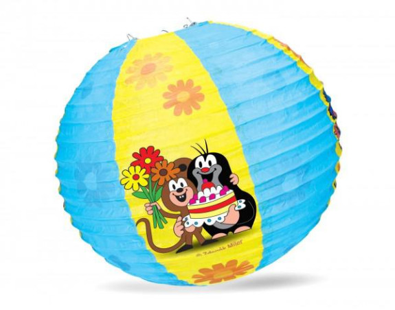 Lampion kulatý Krteček 30 cm