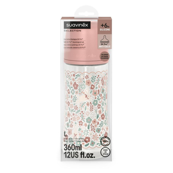 Kojenecká láhev Wonderland New 360 ml Fyziol průtok L Suavinex