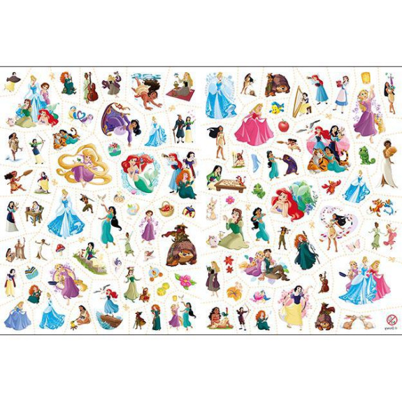 Omalovánky a 100 tetování Disney Princezny