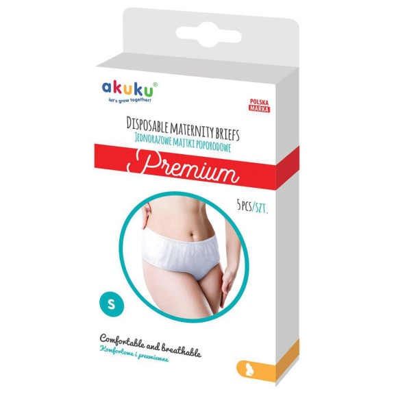 Jednorázové poporodní kalhotky Akuku PREMIUM