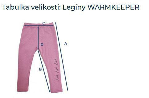 Dětské zateplené legíny Warmkeeper Grey Esito