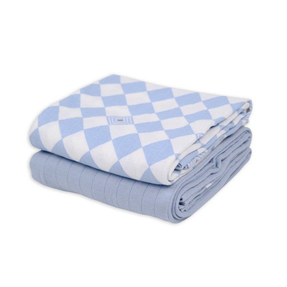Swaddler Solid Matcha 2balení 110 x 110 cm Lodger