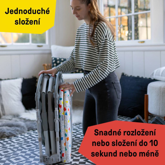 Postýlka s ohrádkou na hraní a klavírem 3 v 1 Kick & Snooze™ 0 m+ Baby Einstein