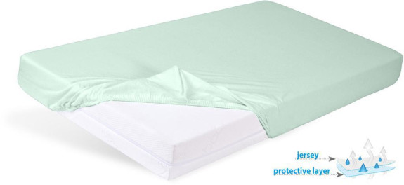 Nepromokavé prostěradlo jersey 60 x 120 cm Babymatex