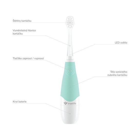 Sonický zubní kartáček TrueLife SonicBrush Baby G