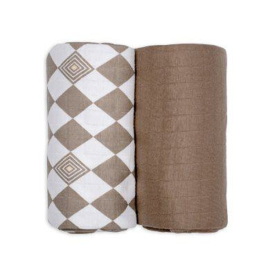 Swaddler Solid Matcha 2balení 110 x 110 cm Lodger
