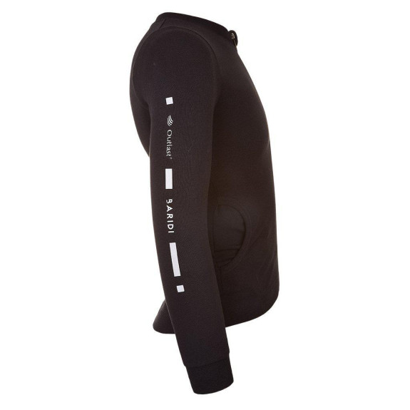 Mikina REFLEX smyk rozepínací Outlast® Černá