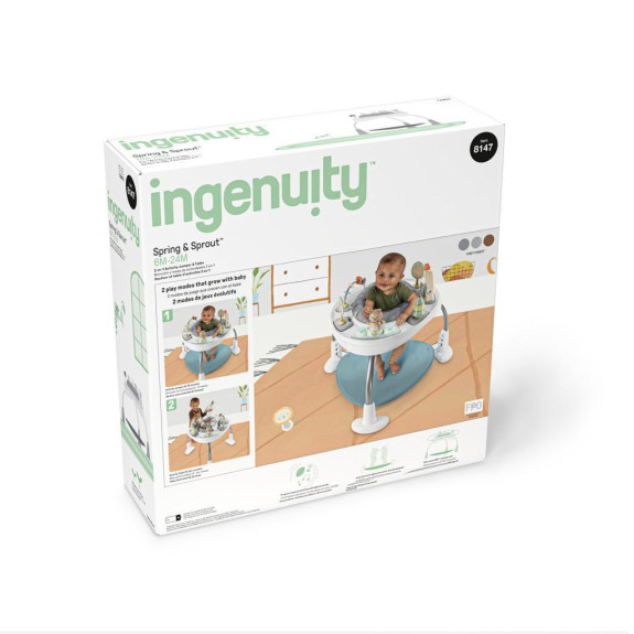 Aktivní centrum 2v1 Spring&Sprout Ingenuity
