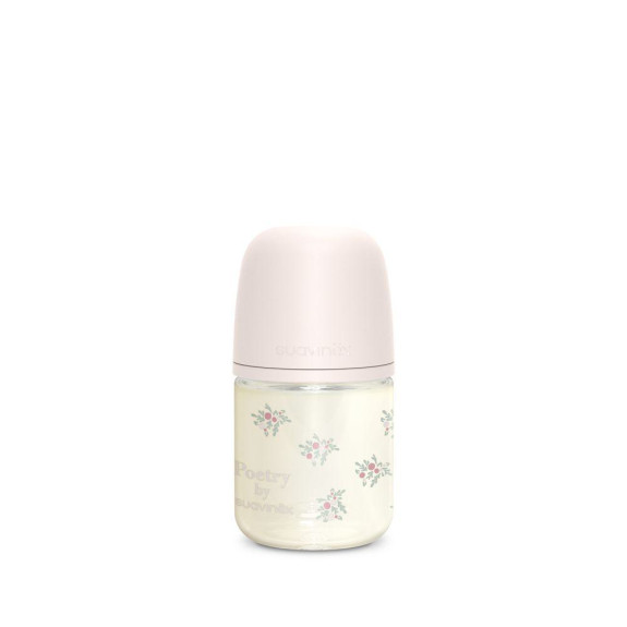 Láhev sklo Poetry 120 ml fyziologická SX Pro 0 m+ SF Suavinex