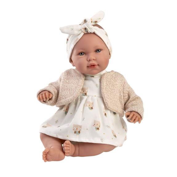 Obleček pro panenku miminko New Born velikosti 40-42 cm s doplňky Llorens