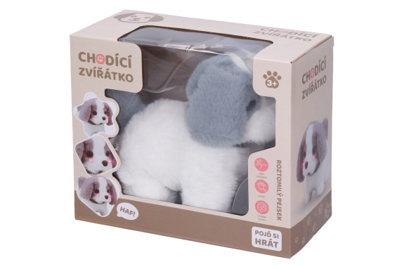 Pes chodící 18 cm