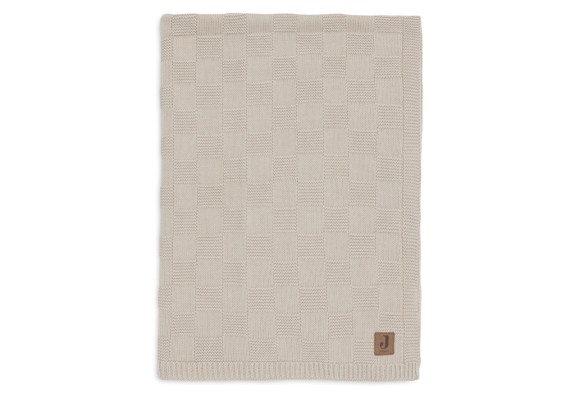 Deka 75 x 100 cm Box Knit Warm Sand Jollein