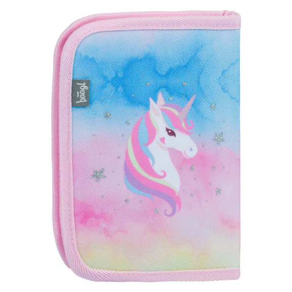 Školní penál jednopatrový Rainbow Unicorn Baagl