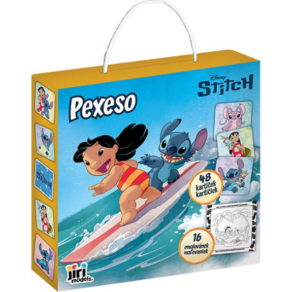 Pexeso v krabičce s omalovánkou Lilo & Stitch