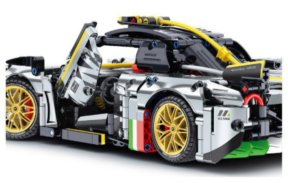 Stavebnice auto s mechanickým pohonem 1 237 dílků iM.Master