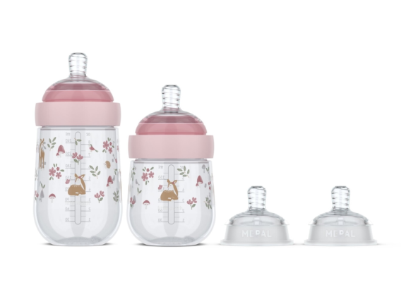 Kojenecké láhve 165 ml + 240 ml + 2 savičky Little Dutch