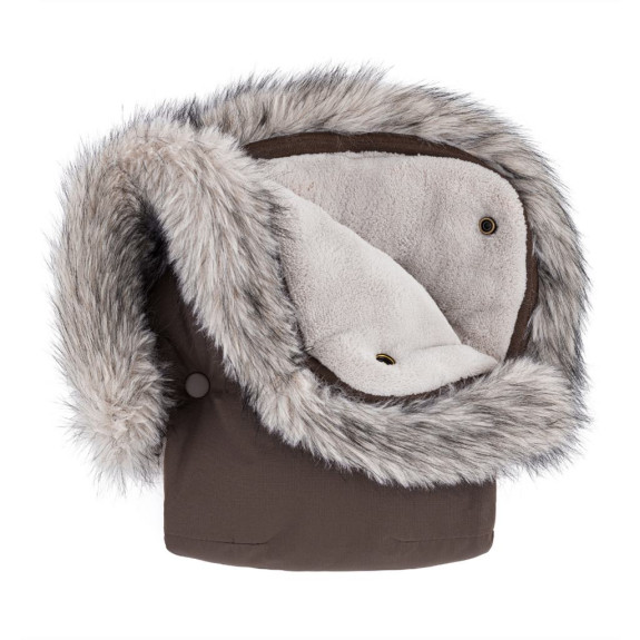 Set zimní fusak Comfy 4 v 1 + rukavice na kočárek Furry Petite & Mars