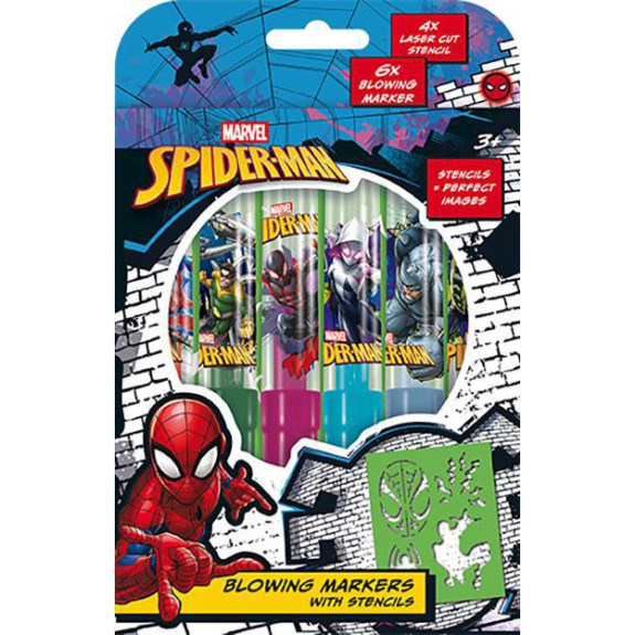 Foukací fixy Spiderman