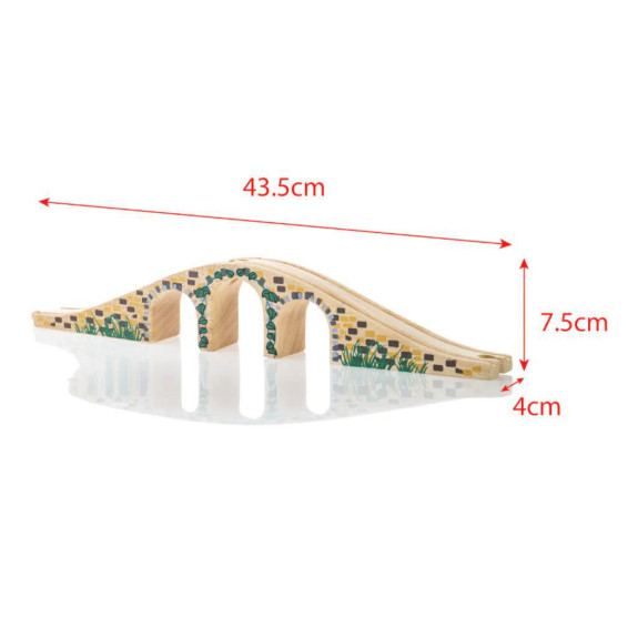 Dřevěná kolej most Bigjigs Rail
