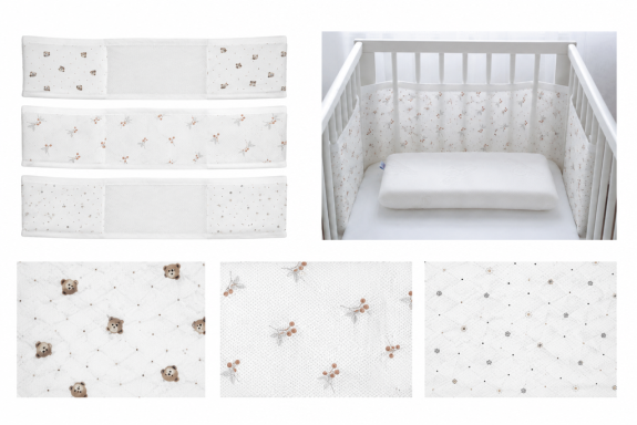 Mantinel do postýlky Bump Air Design 180 cm Babymatex