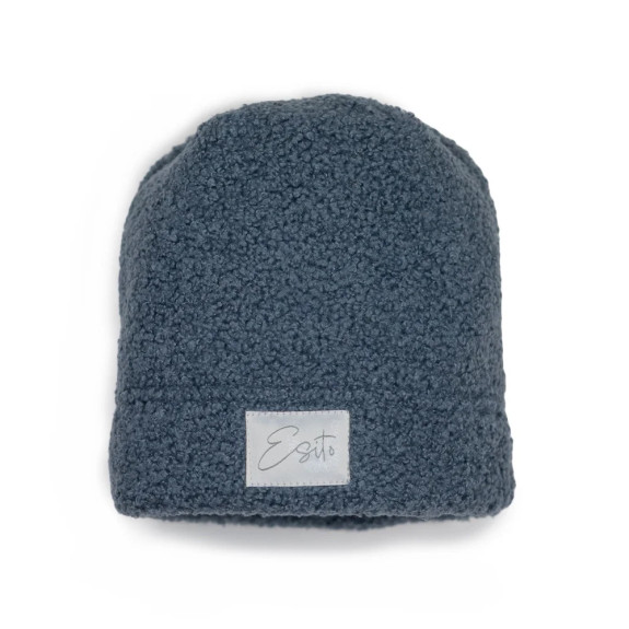 Zimní čepice Teddy fleece double Denim blue Esito