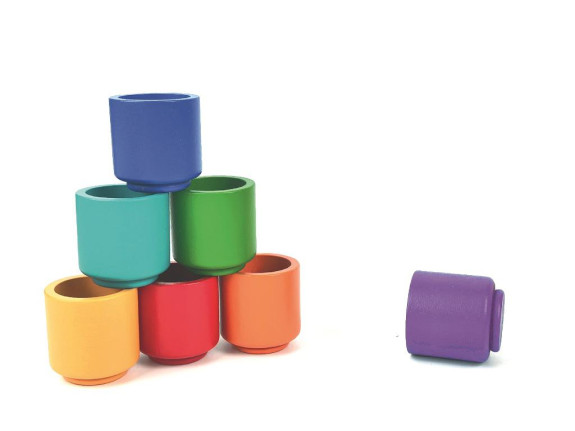 Duhové panenky s míčky 7 barev 2Kids Toys
