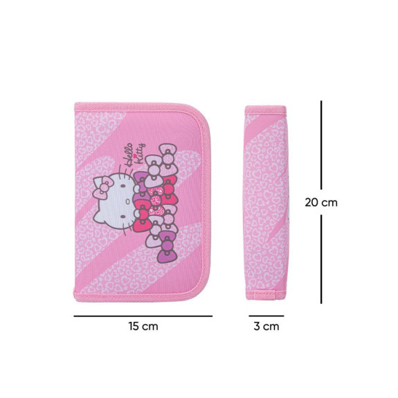 Školní penál jednopatrový Hello Kitty Sweet Leopard GRS Baagl