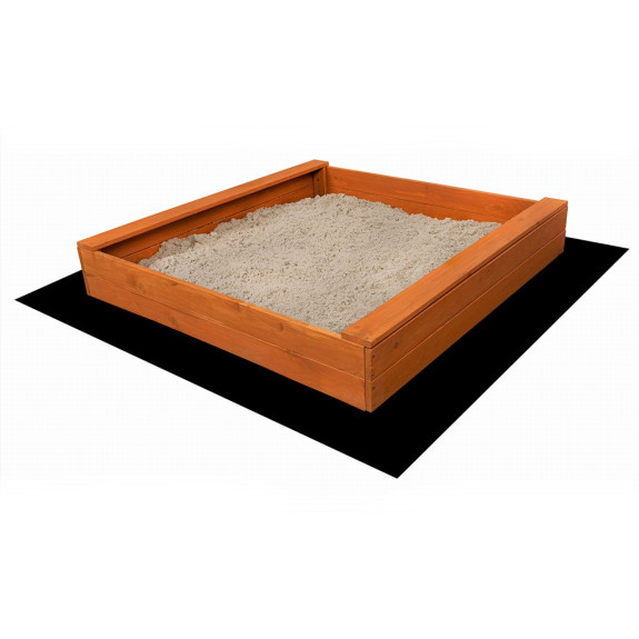 Dětské dřevěné pískoviště s lavičkami 120 x 120 cm Baby Mix
