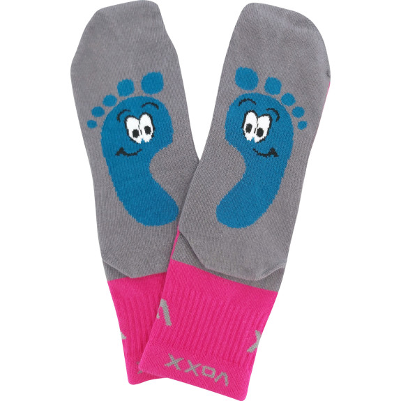 Ponožky dětské anatomicky tvarované Barefootik dívčí mix B (3 páry)
