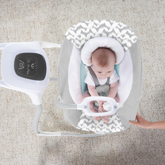 Houpačka velká s vibračním houpátkem a melodií USB 2v1 Raylan Ingenuity
