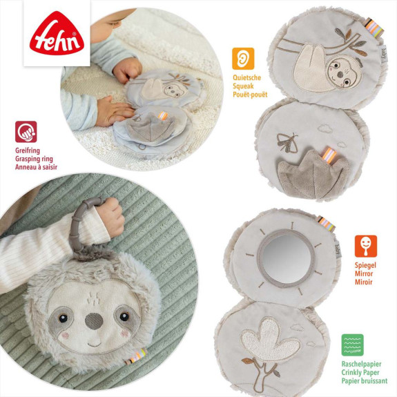 Plyšová knížka lenochod, Lazy Baby Fehn