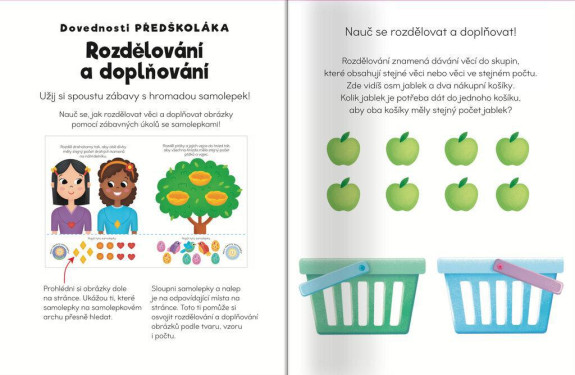 Dovednosti předškoláka Rozdělování a doplňování