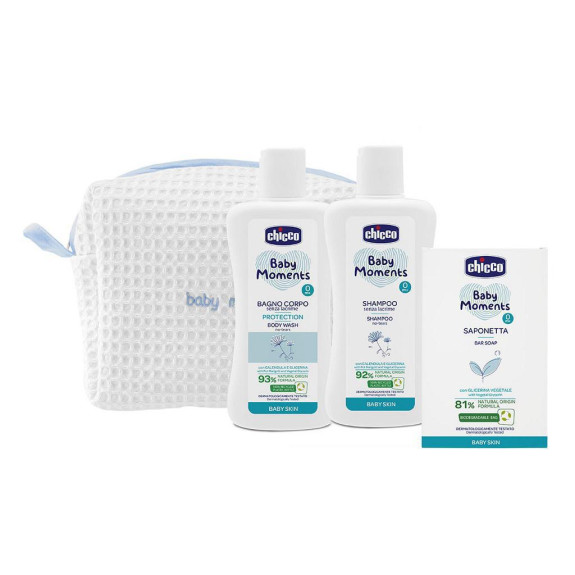 Kapsička kosmetická na zip - Set Baby Moments Chicco