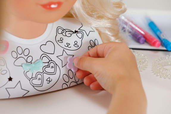 Kreativní česací hlava Baby born