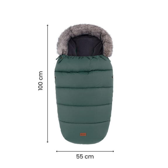Set zimní fusak Comfy 4v1 + rukavice na kočárek Petite & Mars