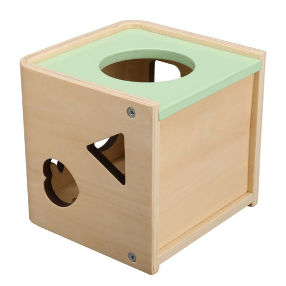 Vkládací kostka s tvary Montessori Baby Mix